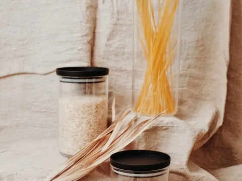 Airtight Borosilicate Storage Jar Set — Storage & Organisers at Kitchen Kraft, Vadodara