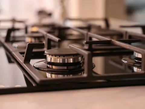 Four Burner Stainless Steel Gas Stove — Gas Stoves & Burners at Kitchen Kraft, Vadodara
