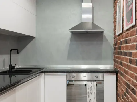 Island Suspended Chimney 90 cm — Chimneys at Kitchen Kraft, Vadodara